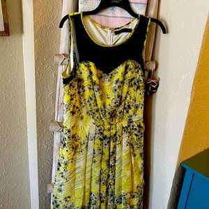 2dresses and a banana republic top